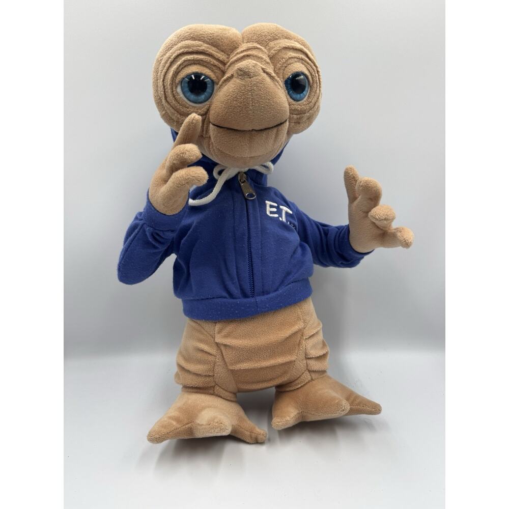 E.T. Plush Toy with Blue Hoodie